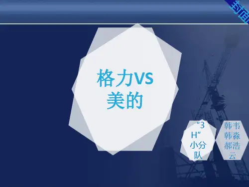 格力美的组织结构对比