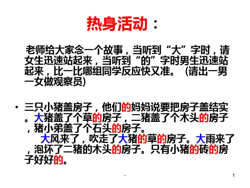 专心上课-我能行PPT课件