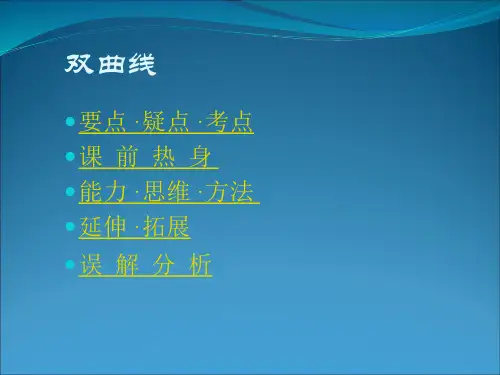 高中双曲线知识点