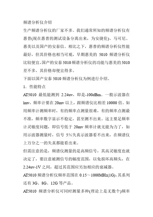 频谱分析仪介绍