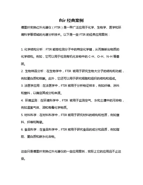 ftir经典案例