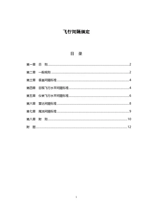 [VIP专享]中华人民共和国飞行间隔规定【免费】