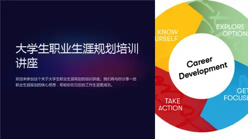 大学生职业生涯规划培训讲座