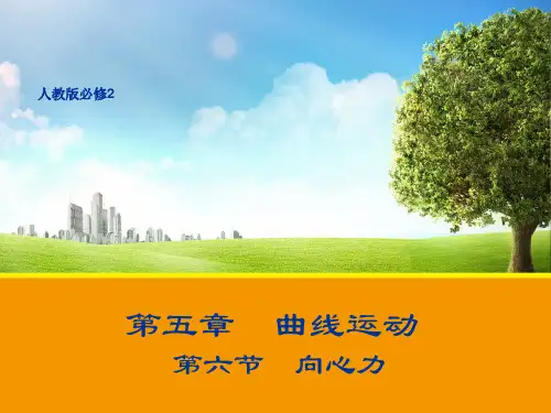 高一物理人教版必修2课件：5.6 向心力 2  