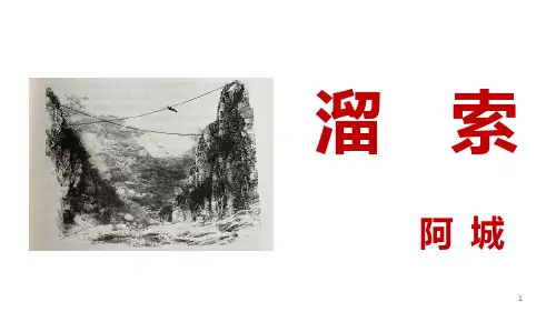 第7课《溜索》课件(共22张PPT)部编版语文九年级下册