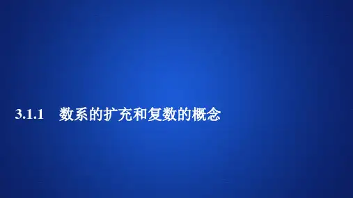 2019-2020数学人教A版选修2-2课件：第三章数系的扩充和复数的引入3.1 3.1.1