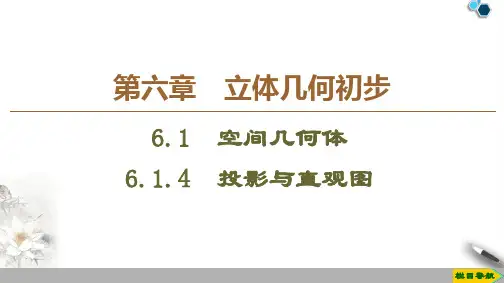 高中人教B版辽宁数学必修1 第6章 6.1.4 投影与直观图课件PPT