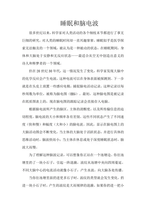 睡眠和脑电波
