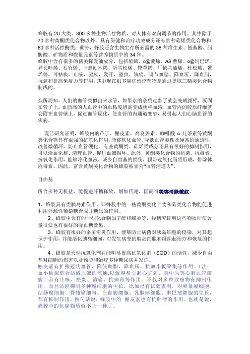 蜂胶相关