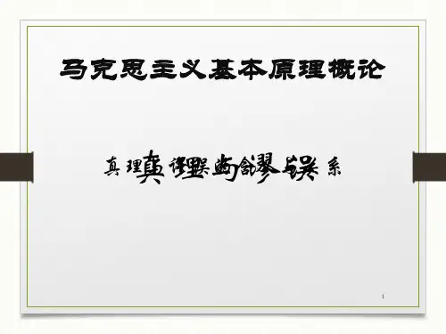 马克思原理真理与谬误PPT课件