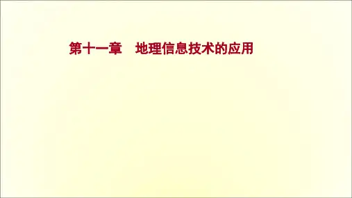 高考中图版地理一轮专题复习第十一章地理信息技术的应用课件(共53页)