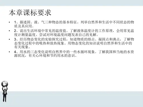 新沪粤版八年级上册4.1 从全球变暖谈起课件