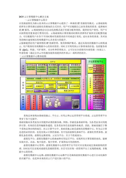 DCN云计算数据中心解决方案