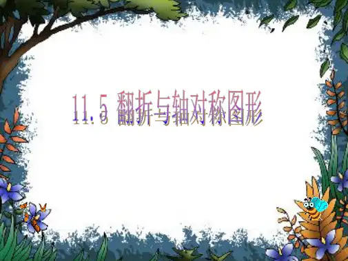 11.5翻折和轴对称图形
