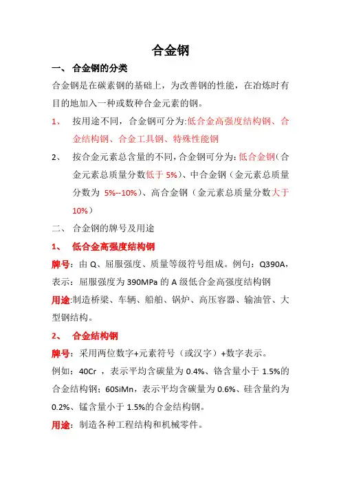 合金钢