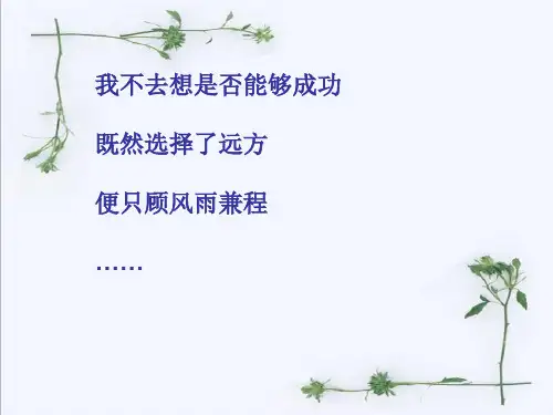 精雕细琢,形神兼备——高考专题之仿用句式ppt(1)