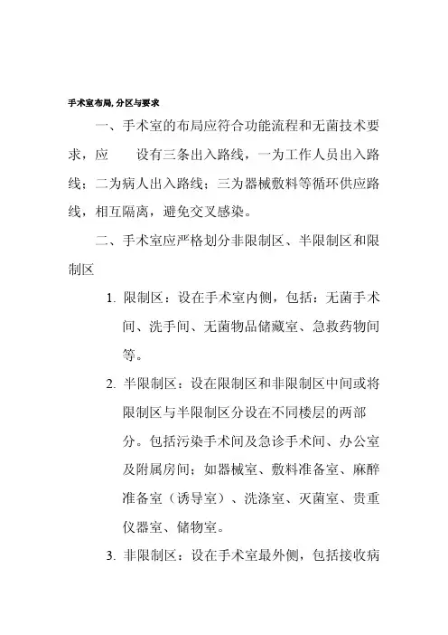 手术室结构[整理版]