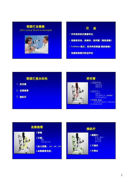 裂隙灯显微镜