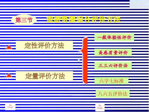 3.旅游资源分类及评价