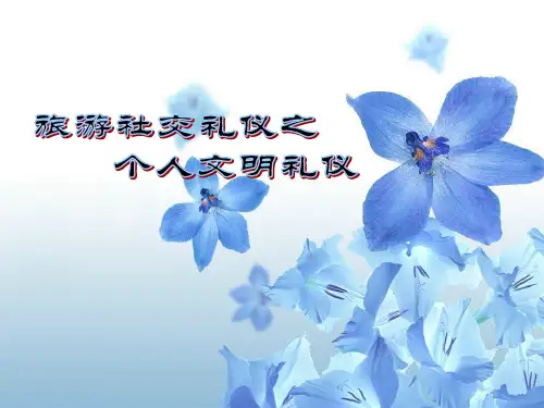 旅游社交礼仪课件