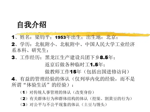 自我介绍整理ppt