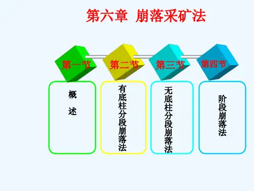 【采矿课件】ch6崩落采矿法1