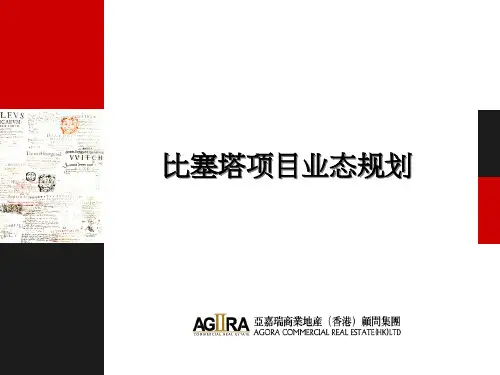 房地产业态规划讲解