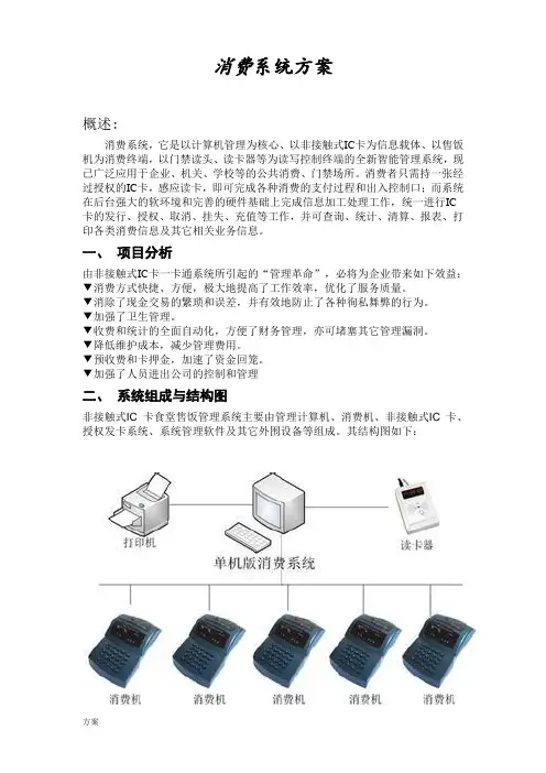 食堂消费系统的方案.doc