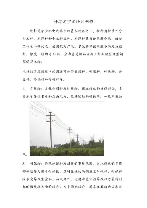杆塔类型一