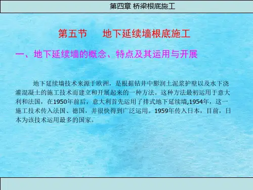 《地下连续墙》ppt课件