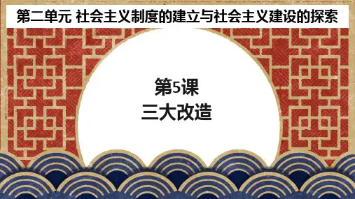 历史《三大改造》