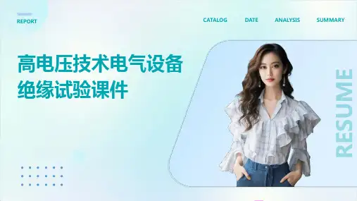 高电压技术电气设备绝缘试验课件