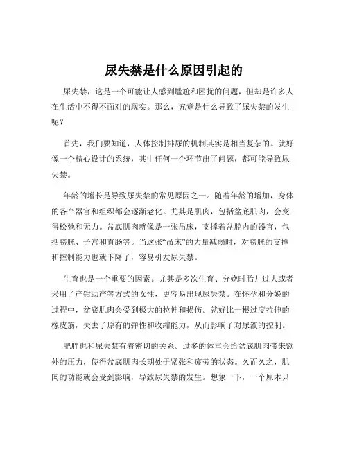 尿失禁是什么原因引起的