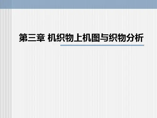 织物上机图
