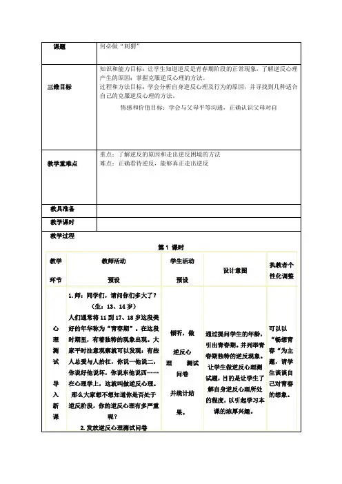 第四课 青春故事何必做“刺猬”
