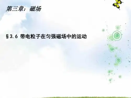 人教版高中物理选修3-1：第三章 3.6带电粒子在匀强磁场中的运动 课件10