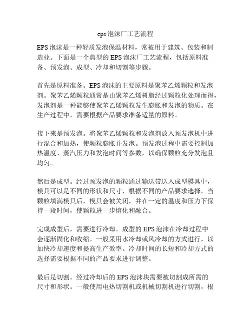 eps泡沫厂工艺流程
