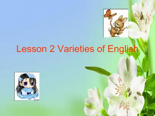 北师大版高中英语选修7Unit 19 Lesson 2Varieties of English2课件课件ppt