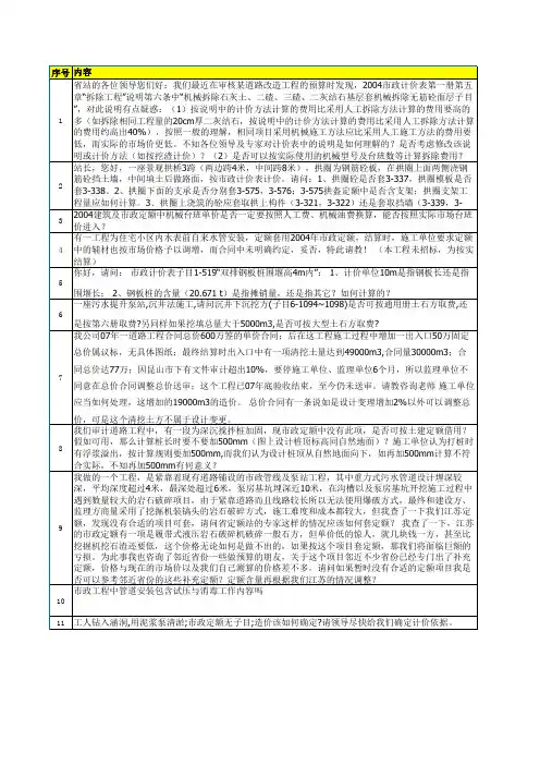 江苏省土建定额答疑及解释5