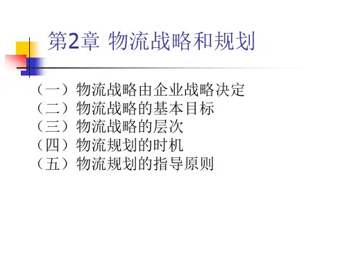 chapter2物流战略和规划.pptx