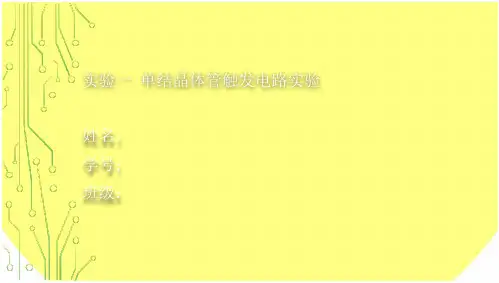 电力电子实验报告