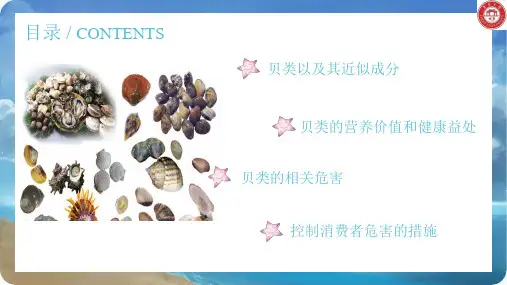 贝类介绍及近似成分