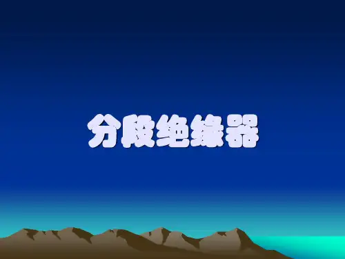 14分段绝缘器