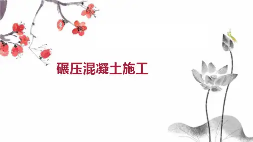 碾压混凝土施工