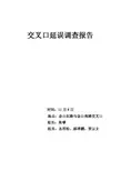 交叉口行车延误调查报告