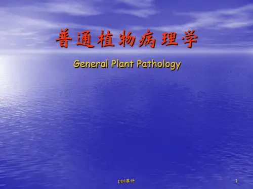 普通植物病理学绪论  PPT课件