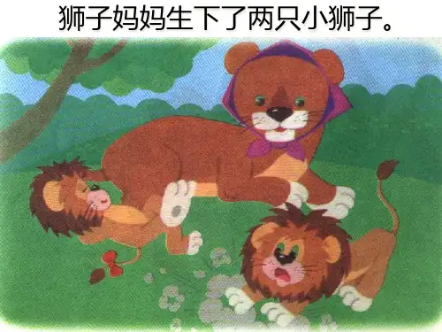 两只小狮子(教研)PPT课件