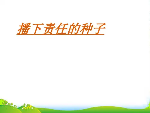 九年级政治 第五课《这是我的责任》课件 人民