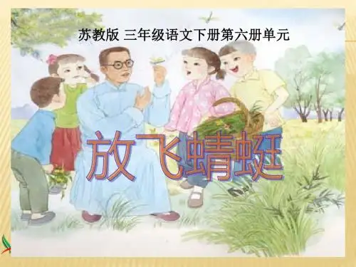 《放飞蜻蜓》课件