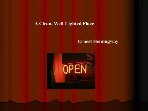 A-Clean--Well-Lighted-Place